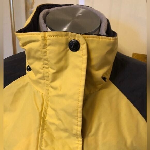 Columbia Women's Small Yellow Gray Ski Snowboard Jacket & Fleece Removable Vest - Picture 5 of 16